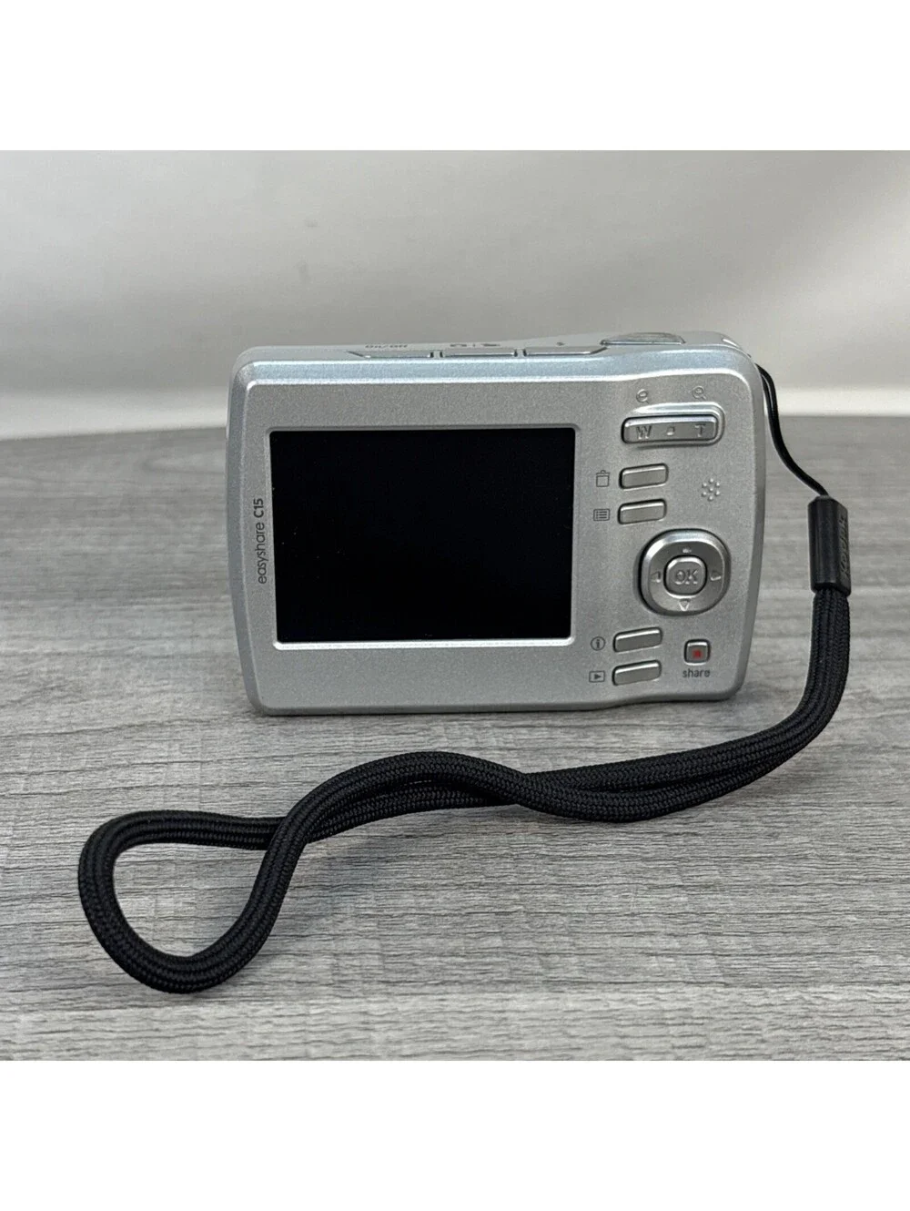 Kodak EasyShare C1505 Digital Camera Silver 12MP 5x Zoom Complete In Box Case